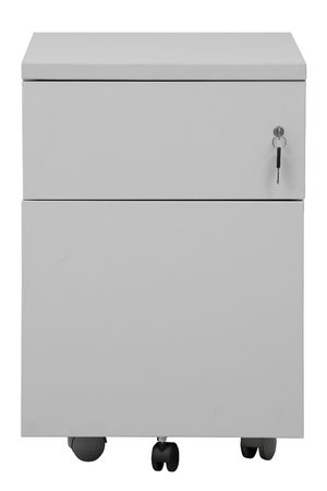 Rollcontainer mit Hängeregistratur und 1 Schublade | GRAU | 62 x 40 x 60 cm (HxBxT) 