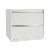 Hängeregisterschrank | Schubladenschrank 2 Schübe | doppelbahnig GRAU