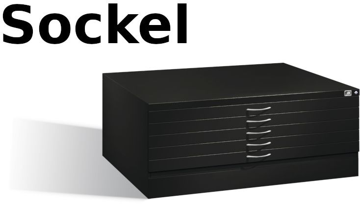 Sockel Fachablageschrank