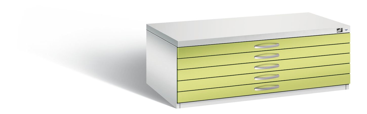 Grafikschrank grün pastellgrün