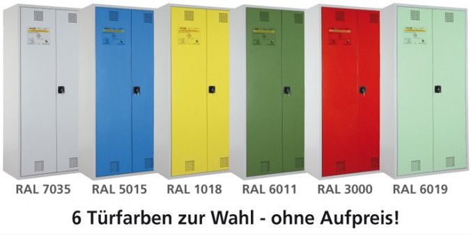 LACONT GEFAHRSTOFFSCHRANK | Chemikalienschrank 2-türig | 95 cm breit