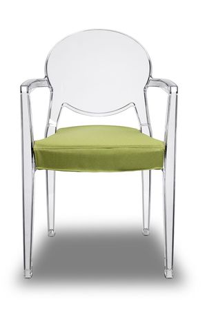 transparenter Armlehnstuhl