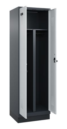 C+P PSA Schwarz-Weiß-Spind Evolo PLUS