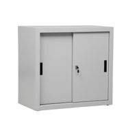 Aktenschrank | Schiebetürenschrank 75x80x45 GRAU