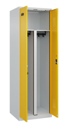 C+P PSA Schwarz-Weiß-Spind Evolo PLUS