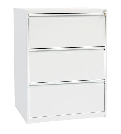 Hängeregisterschrank 3 Schübe | doppelbahnig WEIß