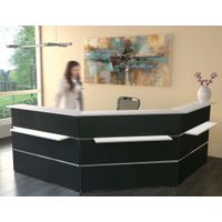 Empfangstheke Mono C-Form | 108 x 250 x 250 cm (HxBxT)