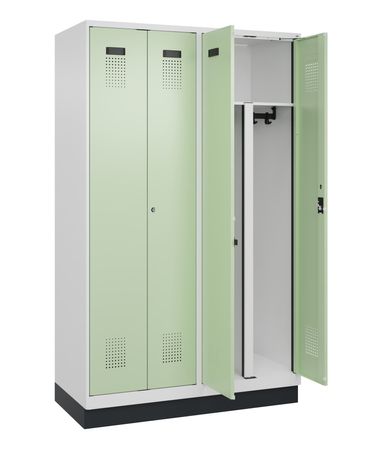 C+P PSA Schwarz-Weiß-Spind Evolo PLUS
