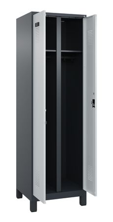 C+P Schwarz-Weiß-Spind Evolo PLUS
