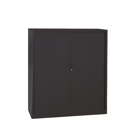 Aktenschrank | Rolladenschrank 135x120x46 SCHWARZ
