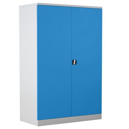 Koloss Werkzeugschrank | Werkstattschrank 195x120x60 GRAU/LICHTBLAU