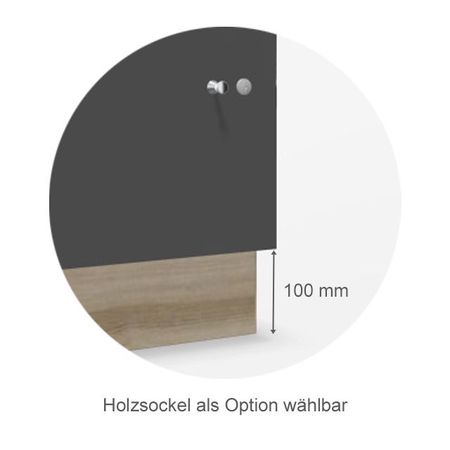 Holzsockel für Schließfachschrank