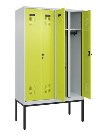 C+P Schwarz-Weiß-Spind Evolo PLUS