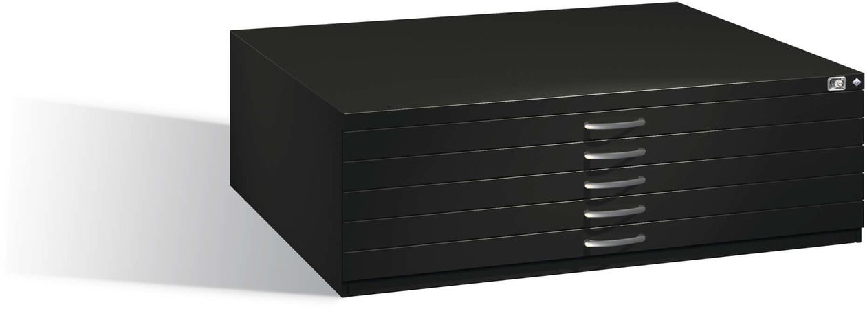 C+P Flachablageschrank 7200 DIN-A0 | Planschrank 5 Schübe | GROßE FARBAUSWAHL