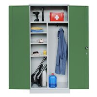 Mehrzweckschrank 195x92x42 GRAU/GRÜN