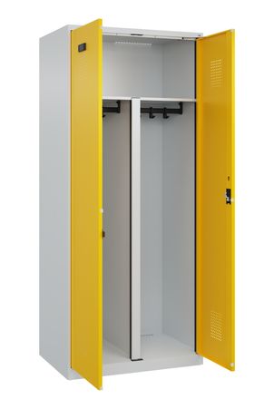 C+P PSA Schwarz-Weiß-Spind Evolo PLUS