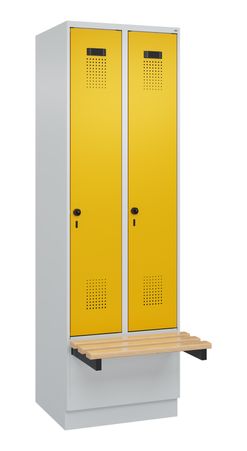 C+P Spind Evolo PLUS Bank 2 Abteil 1950x600x815