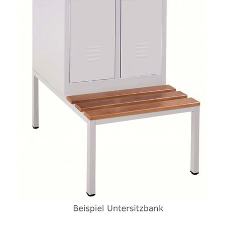 Metallspind mit 2 Abteilen