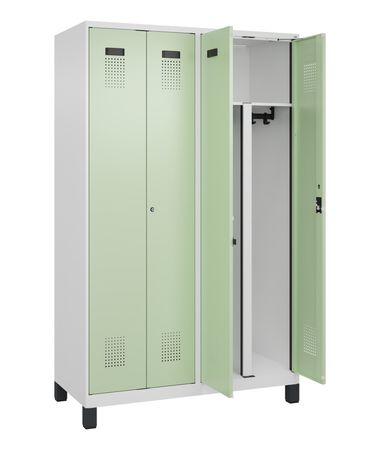 C+P PSA Schwarz-Weiß-Spind Evolo PLUS