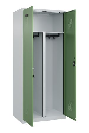 C+P PSA Schwarz-Weiß-Spind Evolo PLUS