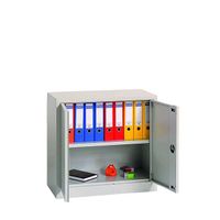 Aktenschrank | Stahlschrank 75x80x38 GRAU