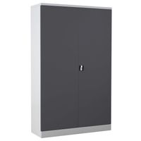 BIG BOX Stahlschrank 195x120x42 GRAU/ANTHRAZIT