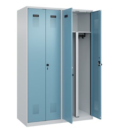 C+P PSA Schwarz-Weiß-Spind Evolo PLUS