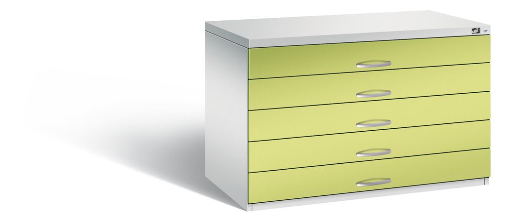 Schrank für flache Sammlerstücke