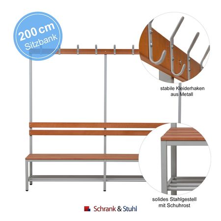 Sitzbank Buche-Latten
