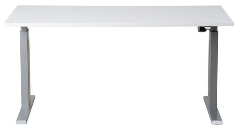 Schreibtisch stehend arbeiten verstellbar bequem rückenschonend