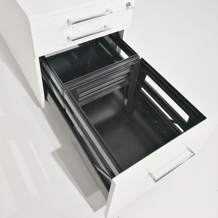 Schubladenschrank Rollcontainer Rollschrank Unterschrank Schubfach