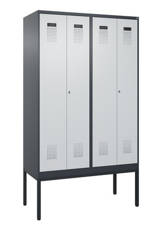 C+P Schwarz-Weiß-Spind Evolo PLUS