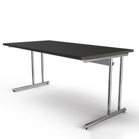Chromeline höhenverstellbarer Schreibtisch | 180 x 80 cm | Anthrazit oder Weiß