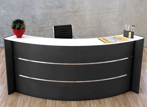 Bogentheke Surround anthrazit | 112 x 257 x 122