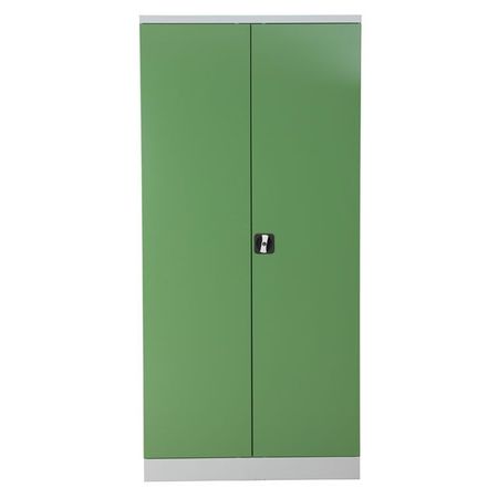  Staubsaugerschrank Stahlschrank grau gruen