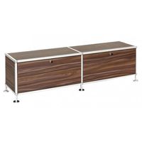 Büroregal | Aktenregal | Lowboard mit 2 Klapptüren 