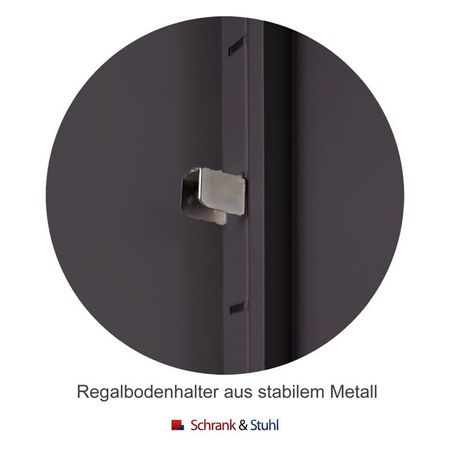 stabiler Regalbodenhalter aus Metall