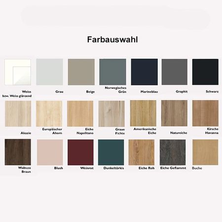 Türöffnungsrichtung Schließfachschränke aus Holz