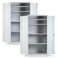 2 Stück XXL Werkzeugschränke | Werkstattschränke GRAU