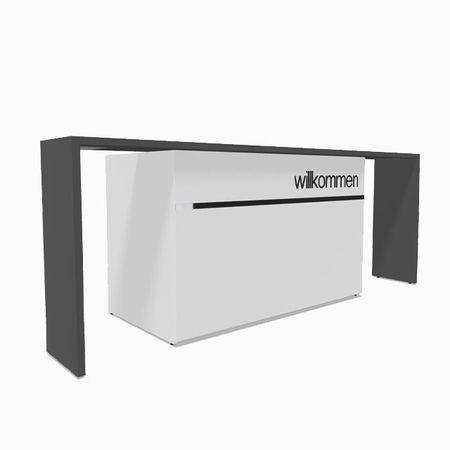 Empfangstheke Empfangstresen Counter Schreibtisch PC-Arbeitsplatz Eingangsbereich
