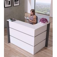 Ecktheke in L-Form weiß | 112 x 150 x 95 cm (HxBxT)