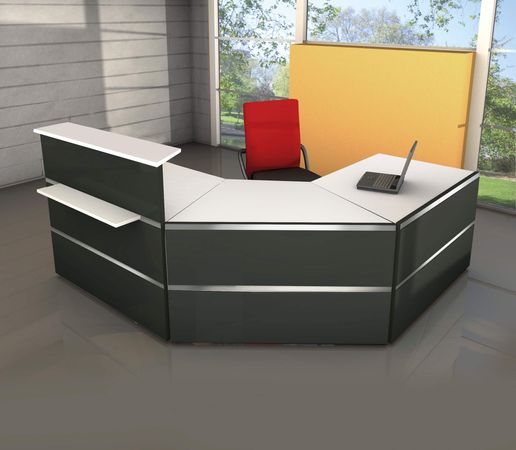 Empfangstheke Anmeldung  Empfangstresen Informationsstand Rezeption Auskunft 