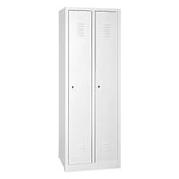 Spind mit 2 Abteilen 180x50x50 GRAU