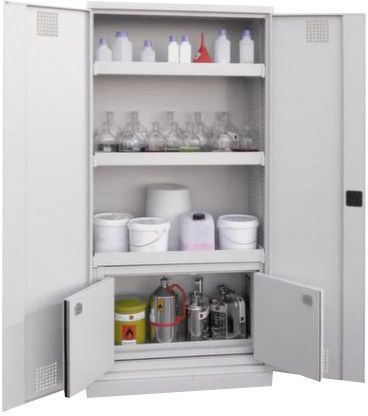 LACONT GEFAHRSTOFFSCHRANK | Chemikalienschrank SiB 60 für Kleingebinde 2-türig | 95 cm breit