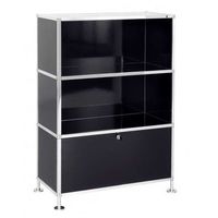 Büroregal | Aktenregal | Sideboard 3 mit einer Klapptür