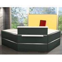 Empfangstheke Mono C-Form mit zwei Beratungsplätzen | 108 x 250 x 250 cm (HxBxT)