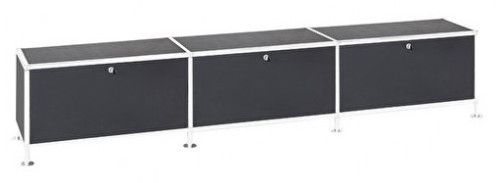 Büroregal | Aktenregal | Lowboard 1 / 3 mit 3 Klapptüren