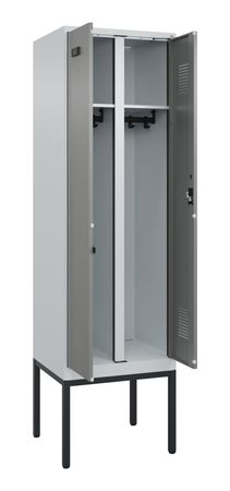 C+P Schwarz-Weiß-Spind Evolo PLUS
