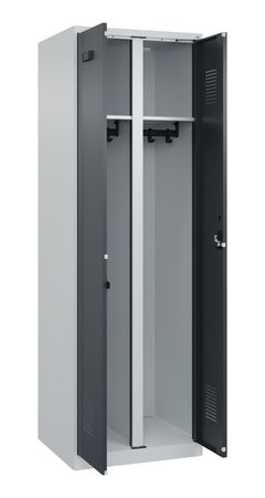 C+P Schwarz-Weiß-Spind Evolo PLUS