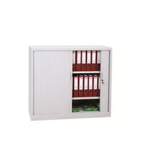 Aktenschrank | Rolladenschrank 105x100x40 GRAU